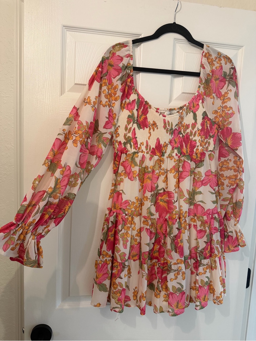 Floral Print Mini Dress
